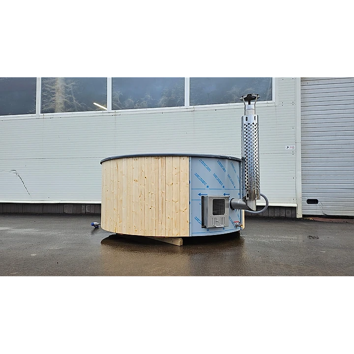 Rond 200 Houtgestookt Spruce Grijs 6