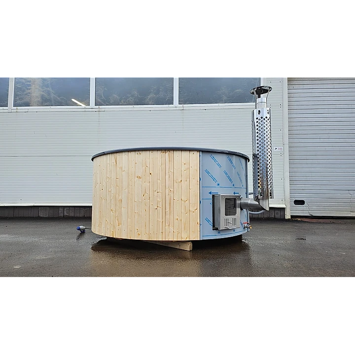 Rond 200 Houtgestookt Spruce Grijs 9