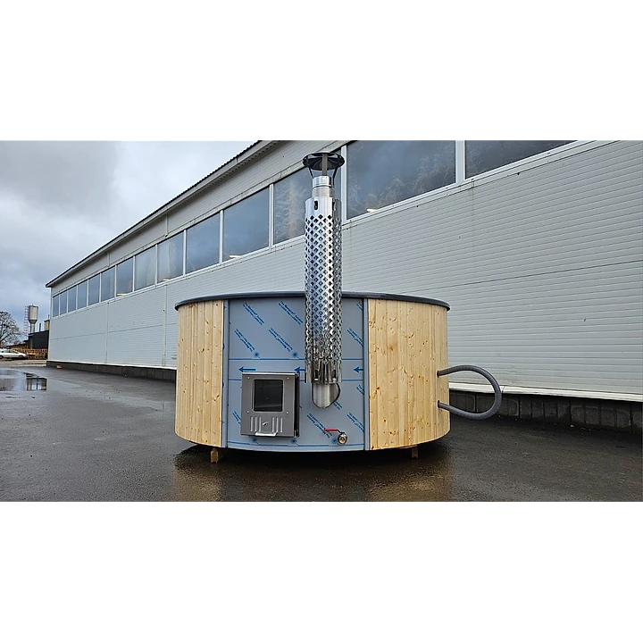 Rond 200 Houtgestookt Spruce Grijs 10