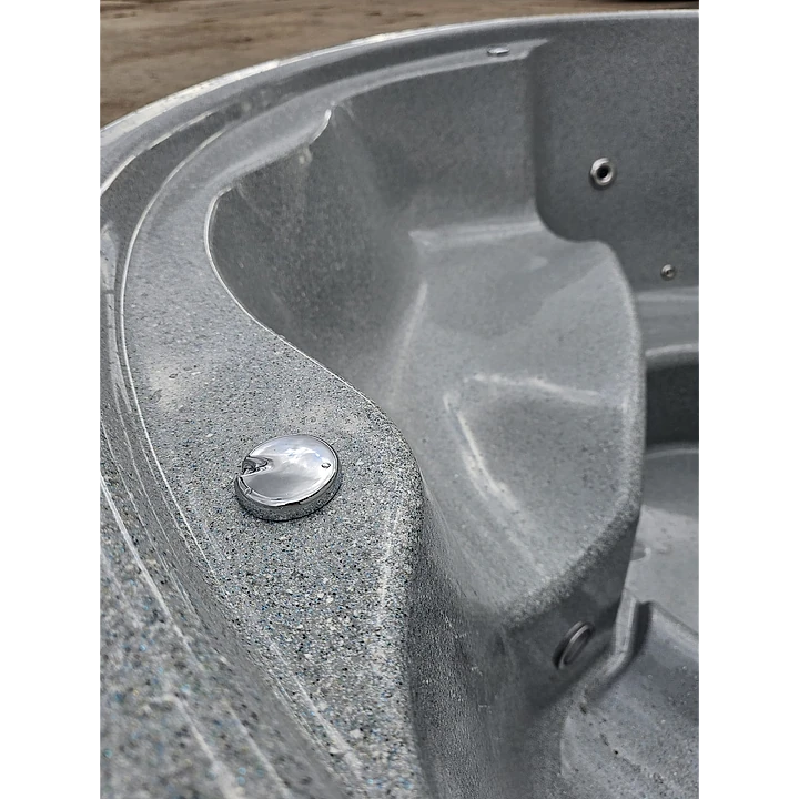 Rond 200 Houtgestookt, Grijs WPC, Grijs Graniet 6