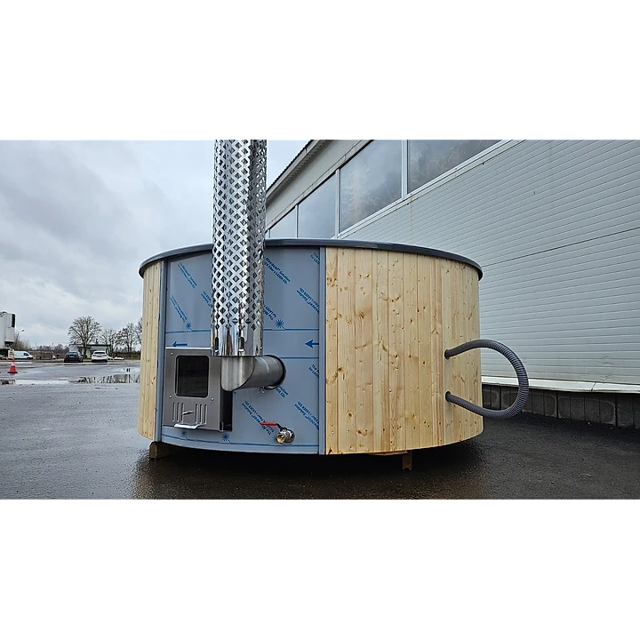 Rond 225 Houtgestookt Spruce Grijs 11
