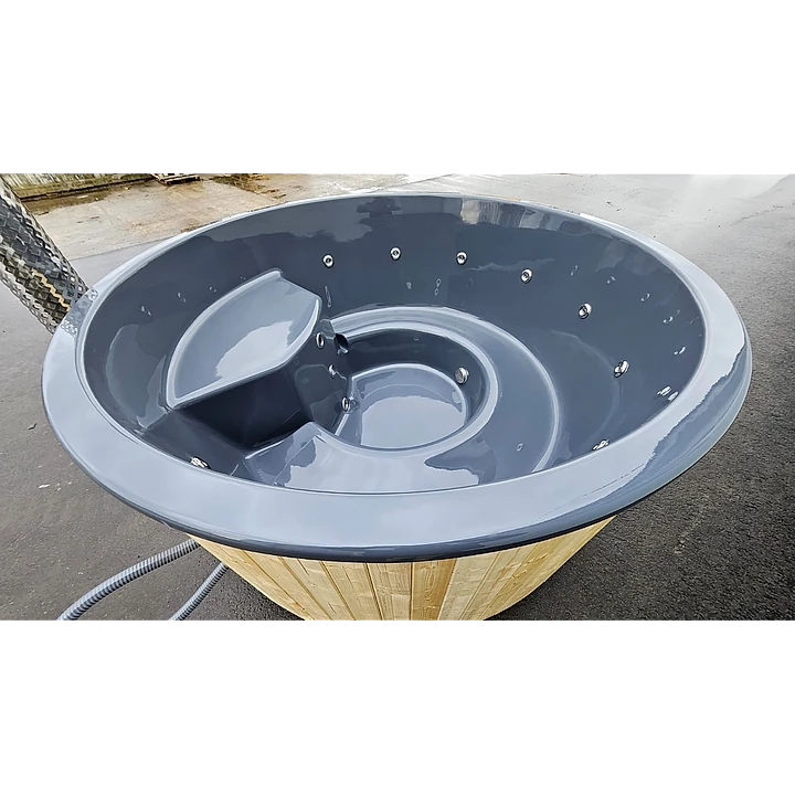 Rond 225 Houtgestookt Spruce Grijs 13