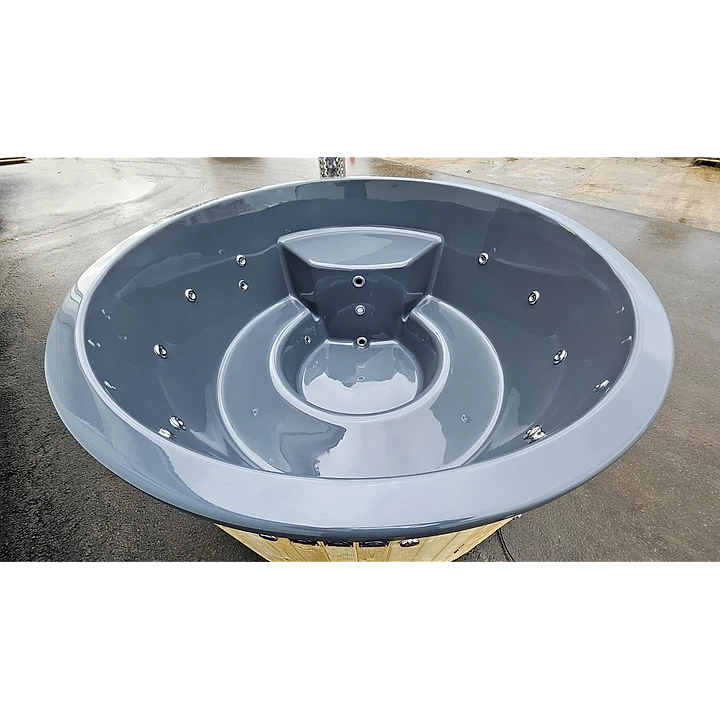 Rond 225 Houtgestookt Spruce Grijs 3