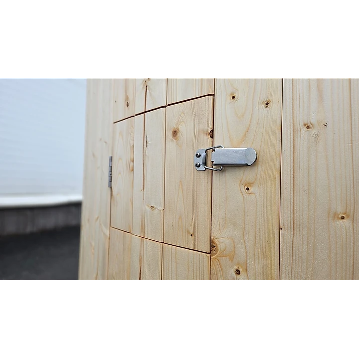Rond 225 Houtgestookt Spruce Grijs 4