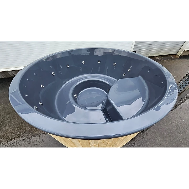 Rond 225 Houtgestookt Spruce Grijs 1